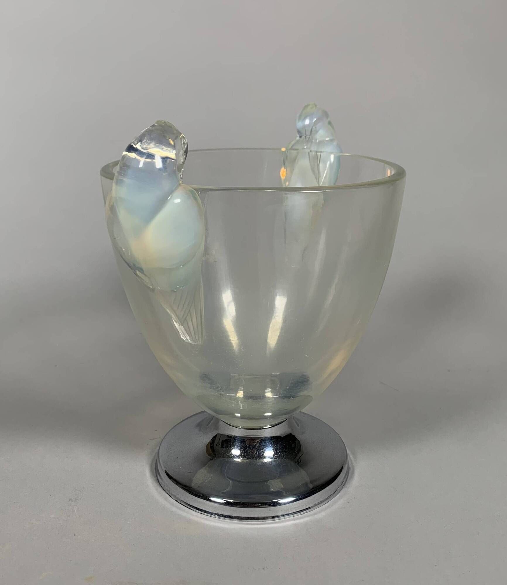 René Lalique (1860-1940) Vase Model Ornis 1926 Art Nouveau