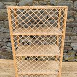 Wicker shelf