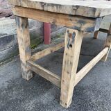 Huge vintage workshop workbench table 245cm