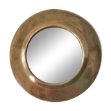Brass mirror