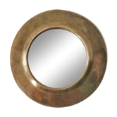Brass mirror