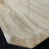 Travertine coffee table from the 70s Italy