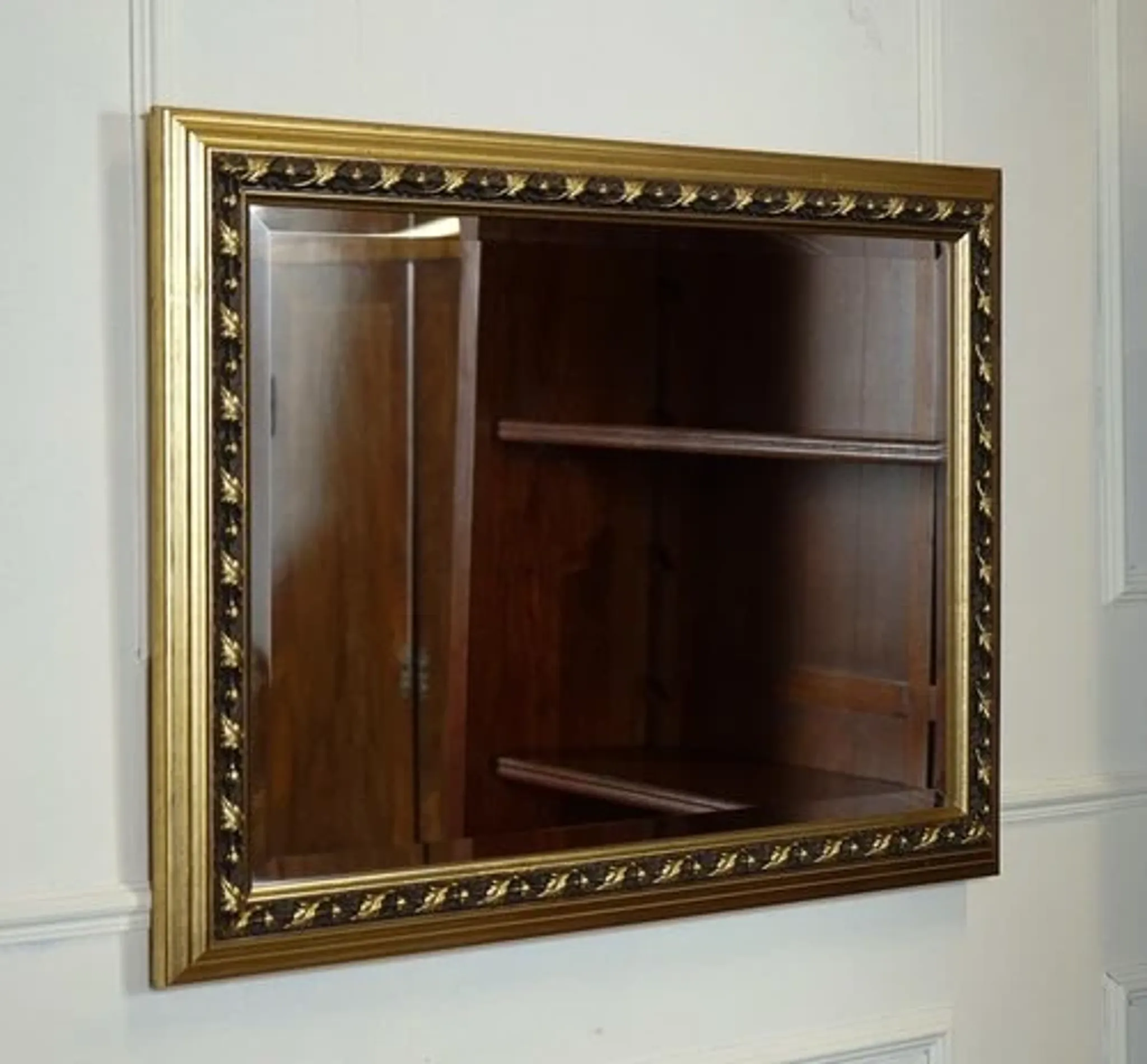 Miroir Rectangle Biseauté Orné J1