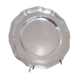 Round silver metal dish Christofle