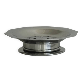Antique metal butter dish