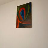 Abstract Multicolored Painting