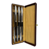 Box of 6 Christofle ribbon model knives