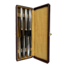 Box of 6 Christofle ribbon model knives