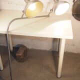 Jumo gs1 adjustable double workshop desk lamp - industrial modernist
