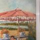 Ancient painting oil canvas pharaohs italy provence sun family