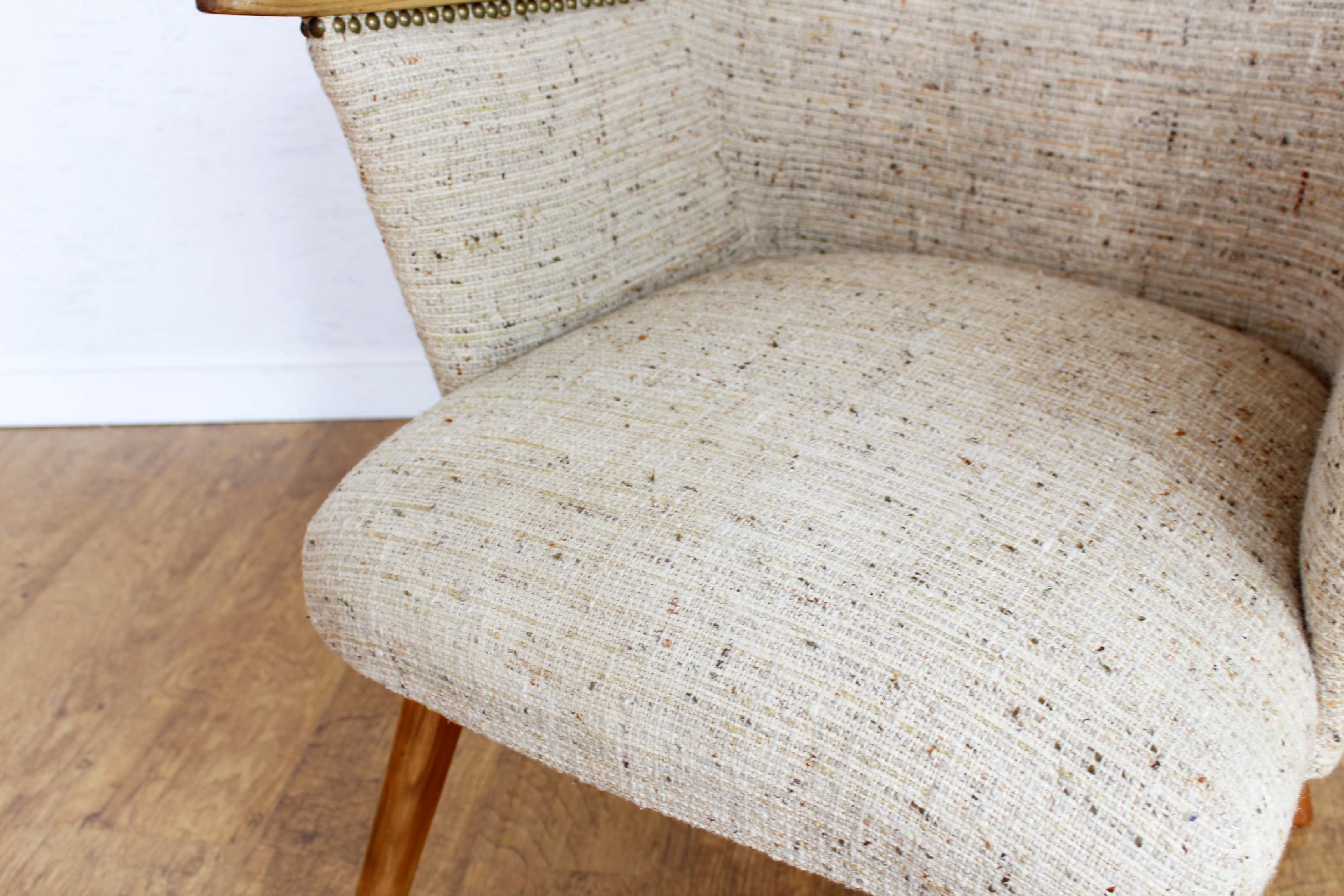 Fauteuil style cocktail avec accoudoirs