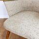 Fauteuil style cocktail avec accoudoirs