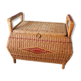 Wicker toy box