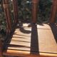 Rattan shelf and caning