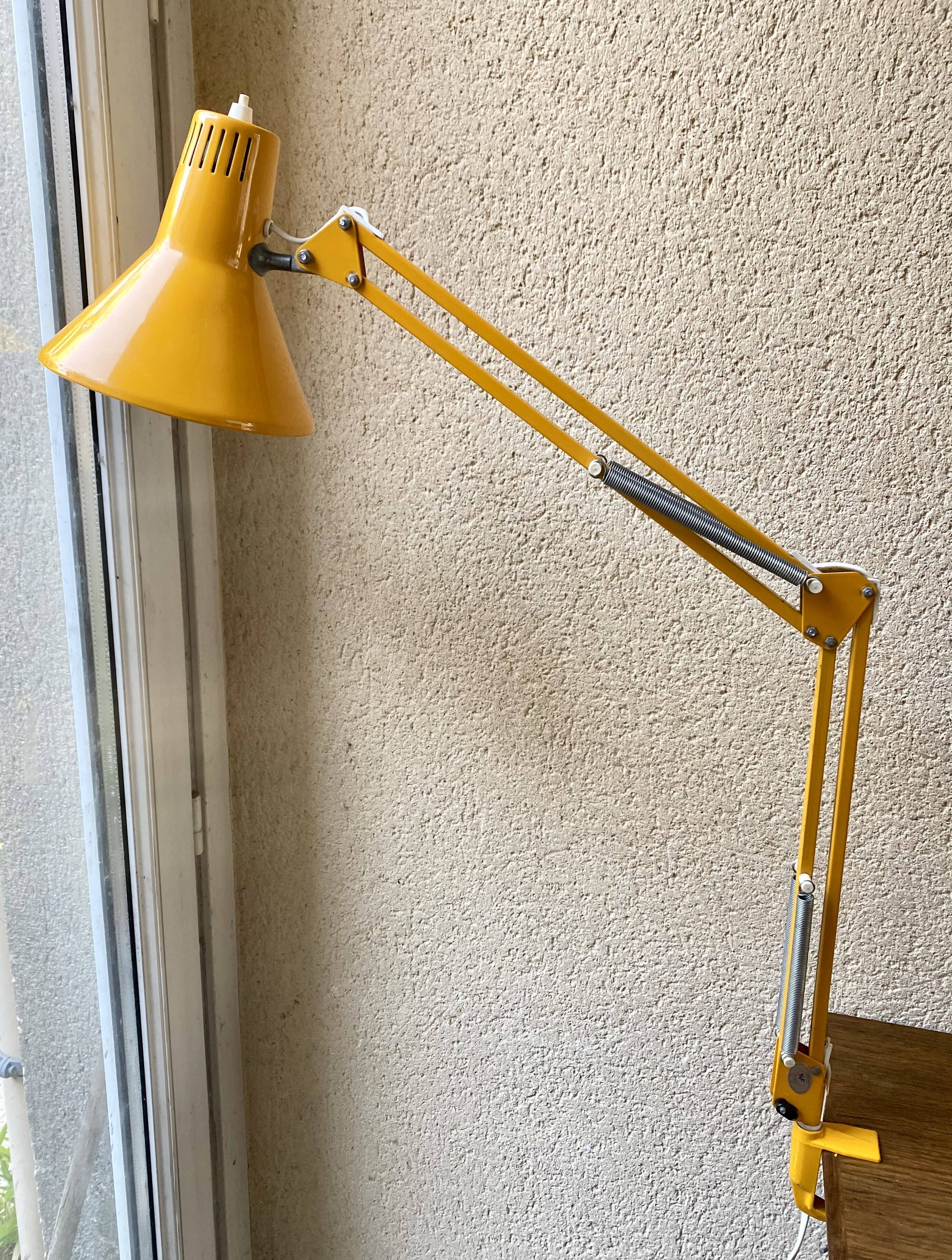 Desk lamp architect Twist t1 vintage Italian design 70