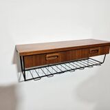 Console table, TEAK shelf, 1960s.