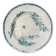 Large ironstone dish "with a basket of flowers" 132 bd magenta