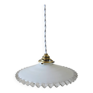 Suspension vintage en - opaline