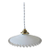 Vintage suspension in lace opaline.