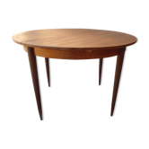 Table ronde rallonge intégrée