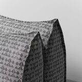 Poltrona in tessuto bonzo guzzetti aba anni ’70 vintage modernariato