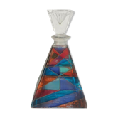 Colorful glass bottle