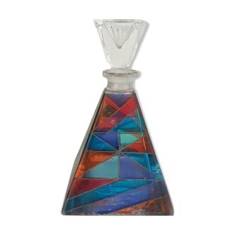 Colorful glass bottle