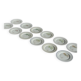 Lot de 12 assiettes à fromage France Chavroux années 90 D 21,5
