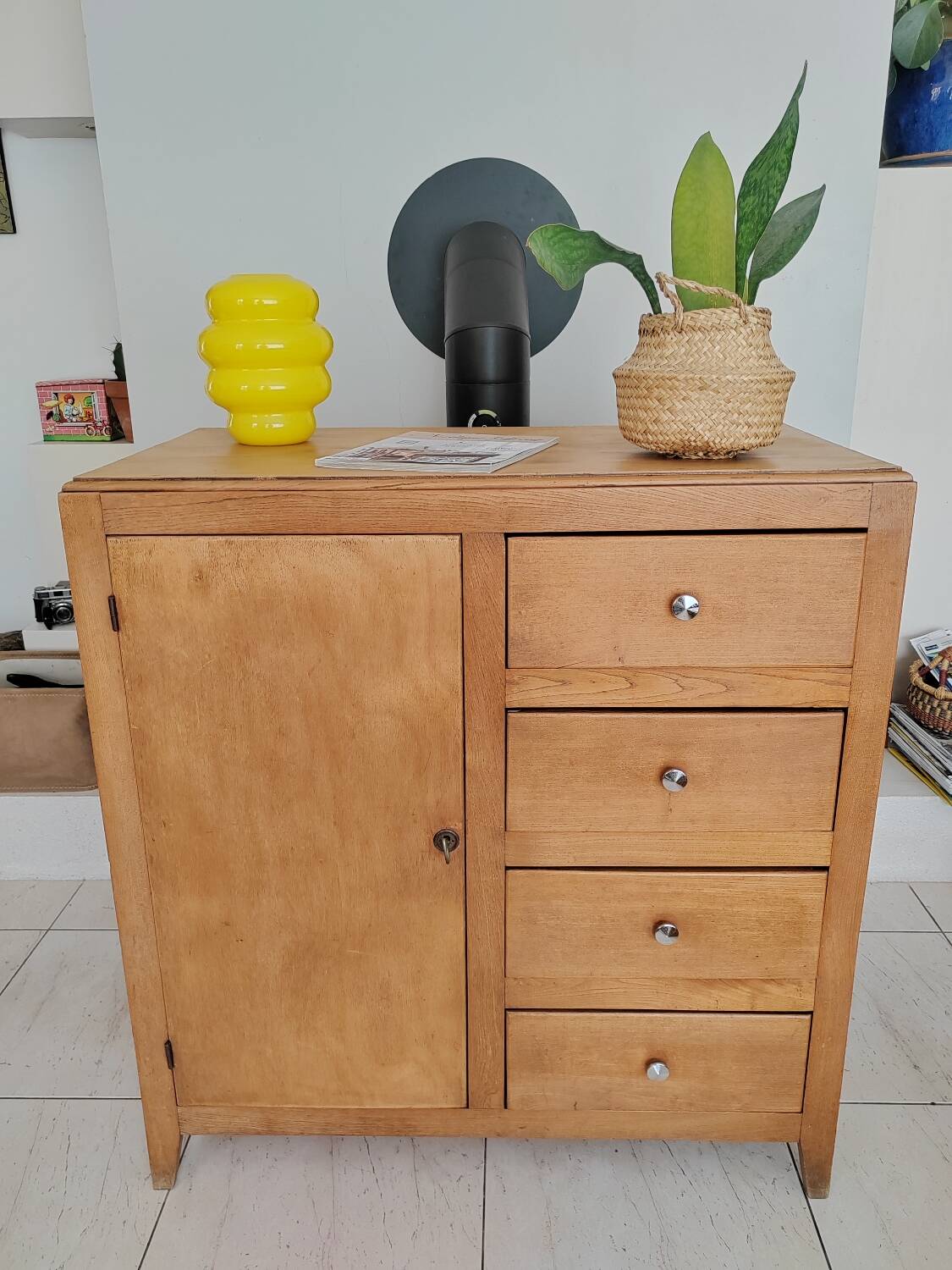 Antique vintage storage unit, antique sideboard, chest of drawers