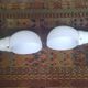 Pair of wall lights from the 1950s in porcelain.