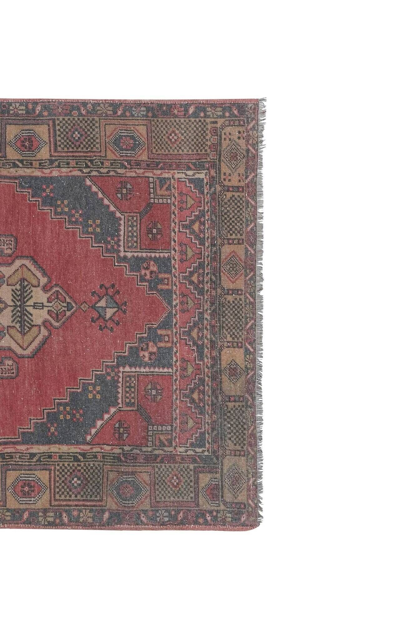 Vintage Turkish Oushak rug 133x235 cm
