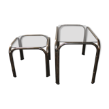 Set of 2 nesting tables of the 70s