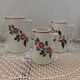 3 antique Sarreguemines pitchers