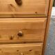 Scandinavian chest of drawers with 3 solid wood drawers