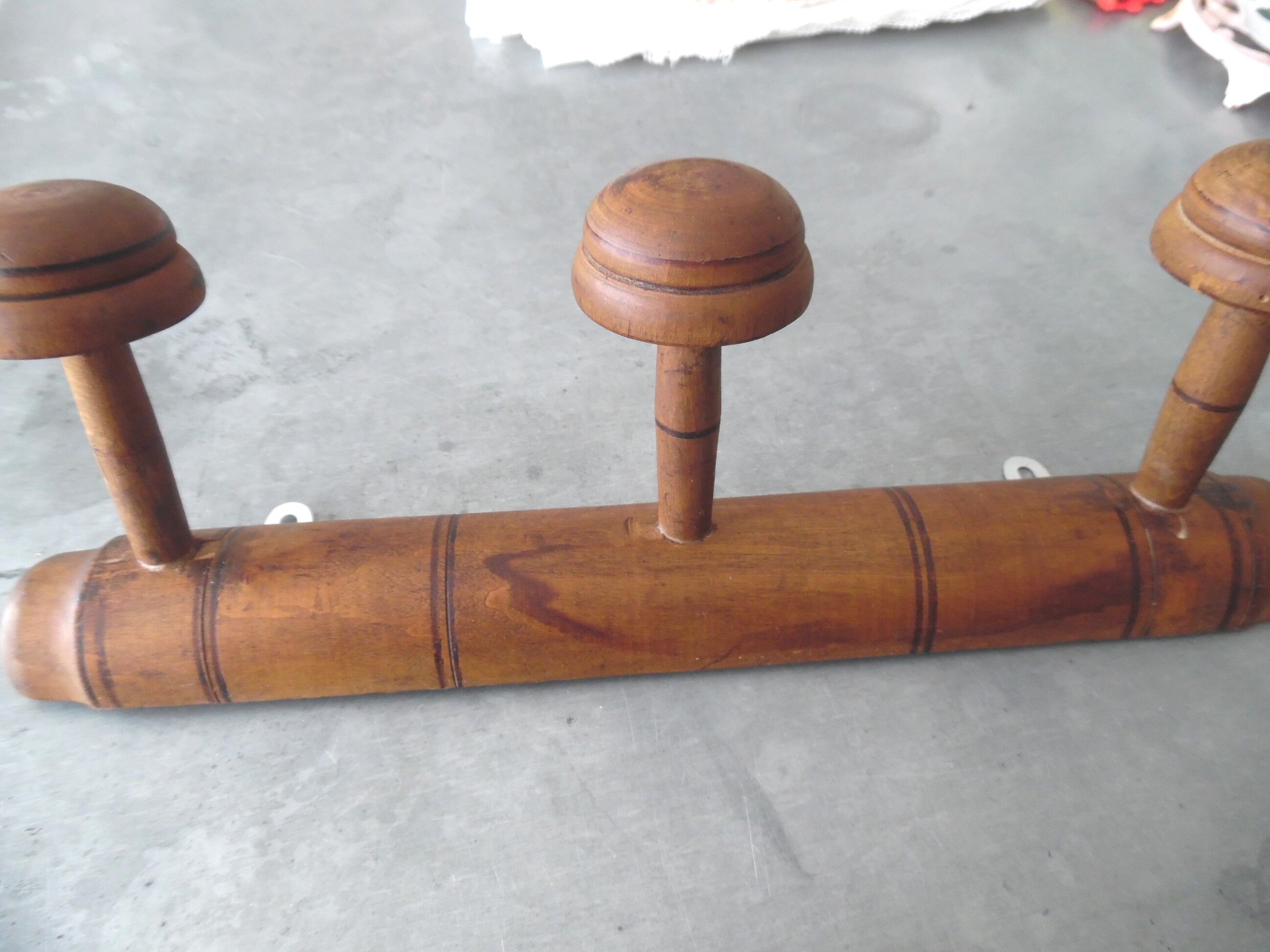 Coat old wooden door