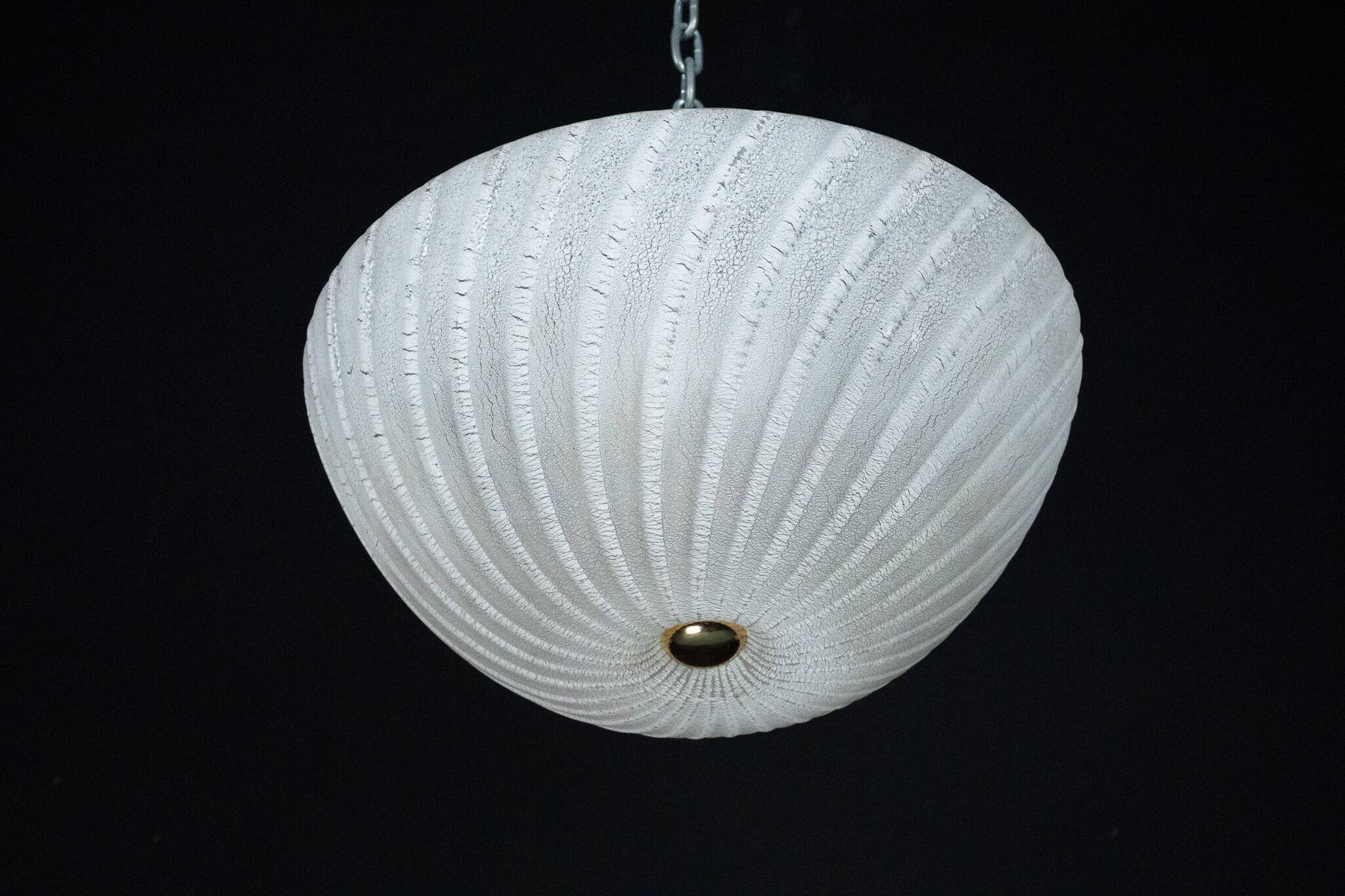 Barbini Murano Glass Ceiling lamp, Italy 1980s