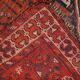 Tapis Antique Shiraz en Laine, Début du XXe Siècle, Élégance Historique