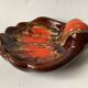Ceramic leaf-shaped pocket emptier signed Vallauris – Vintage
