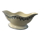 Terre de Fer floral sauceboat with Barbeaux