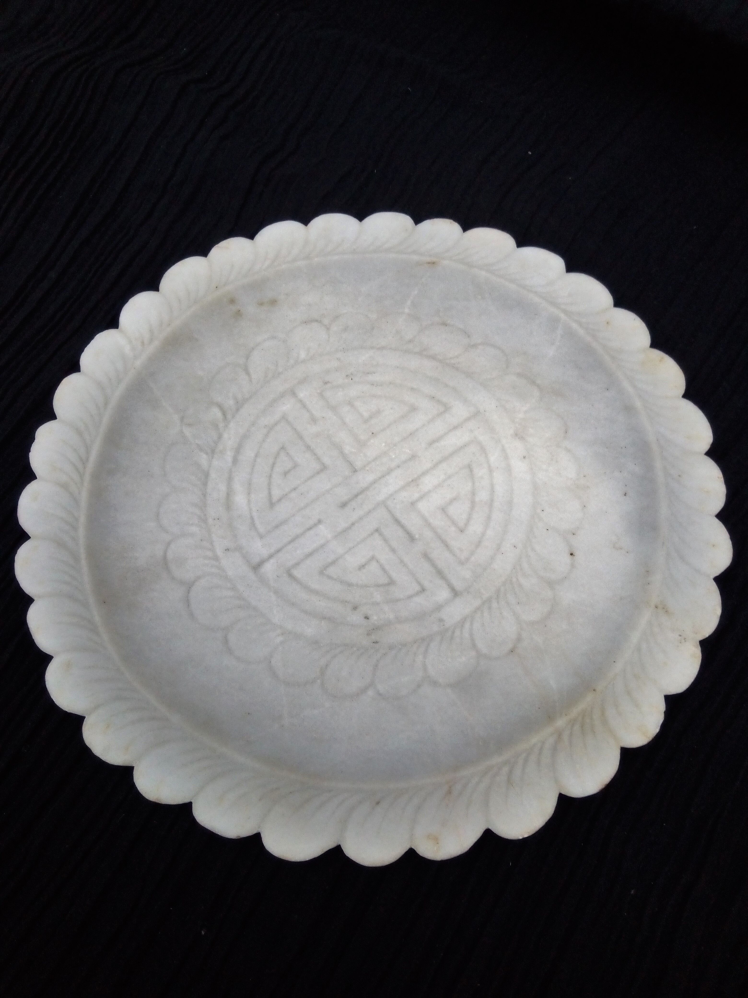 Ancient Chinese alabaster dish