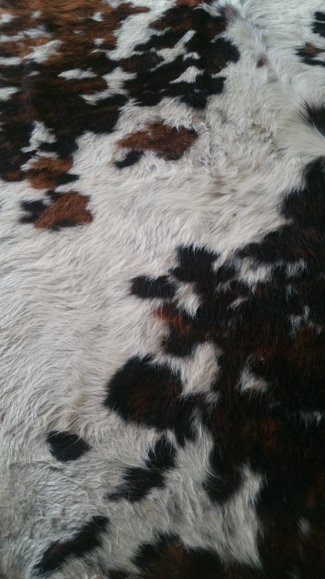Carpet cow skin