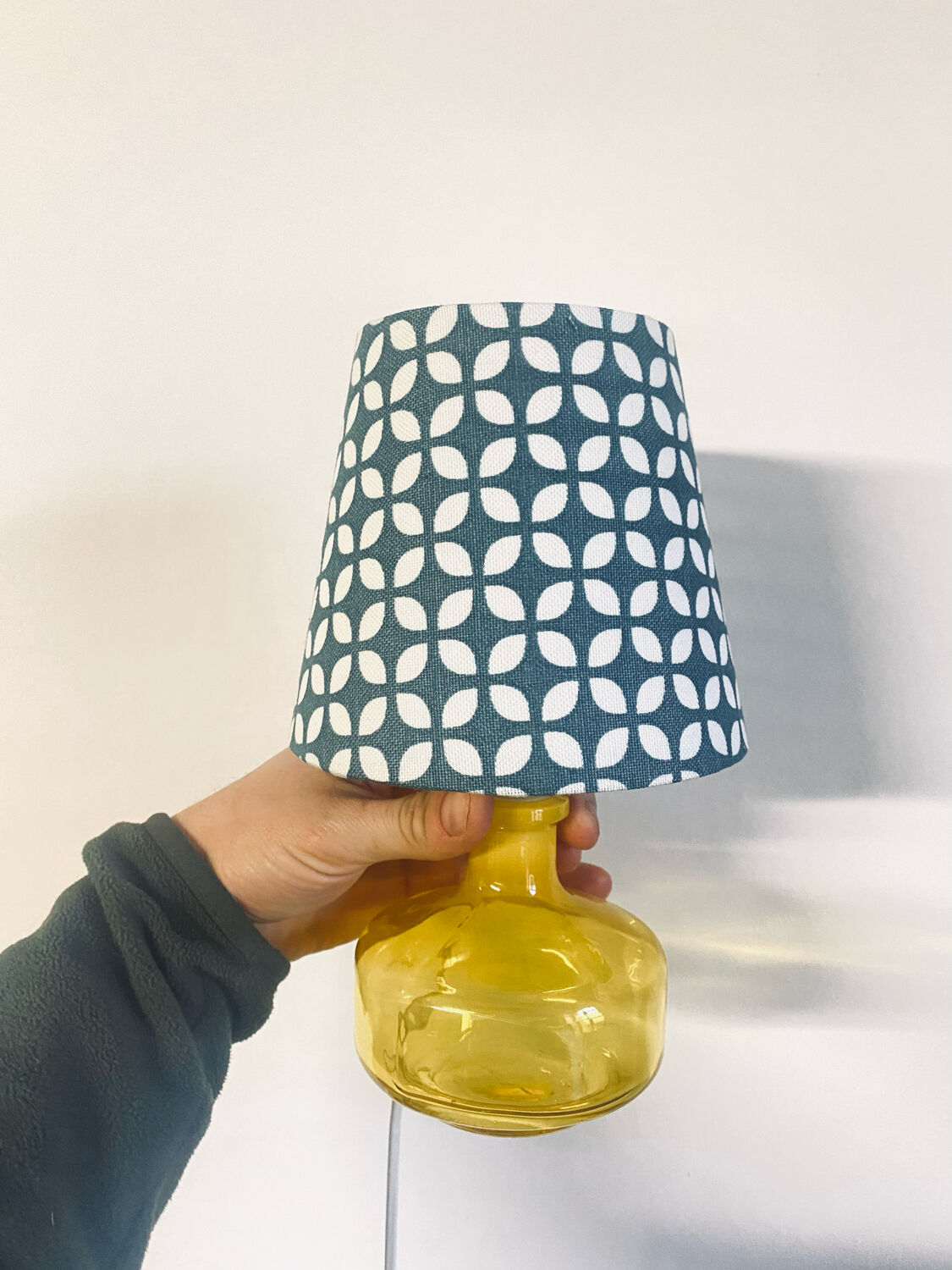 Upcycled bedside lamp vintage