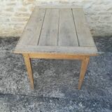 One drawer farm table