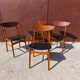 4 chaises Farstrup scandinave