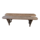 Lot d'anciens bancs en bois