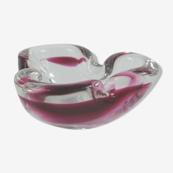 Mid-century murano glass ashtray 1960