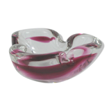 Cendrier en verre de Murano années 1960