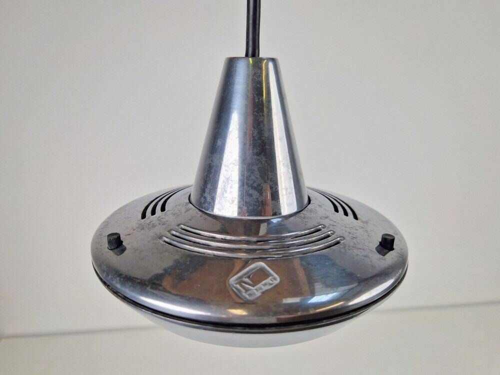 Postmodern Ursa Minor Pendant Lamp in Aluminum by Vico Magistretti for Nemo, Italy, 1990s