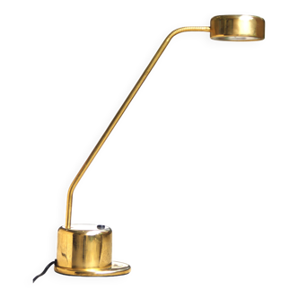 Table lamp in gilded brass, 1980s