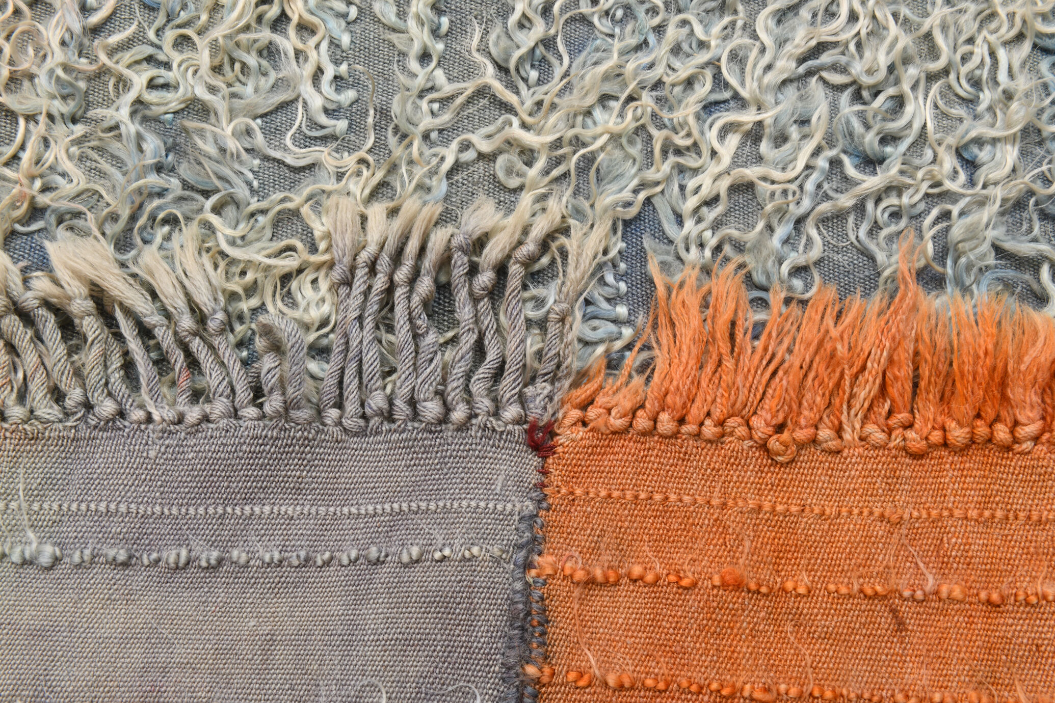 Handmade wool kilim rug 104x155cm